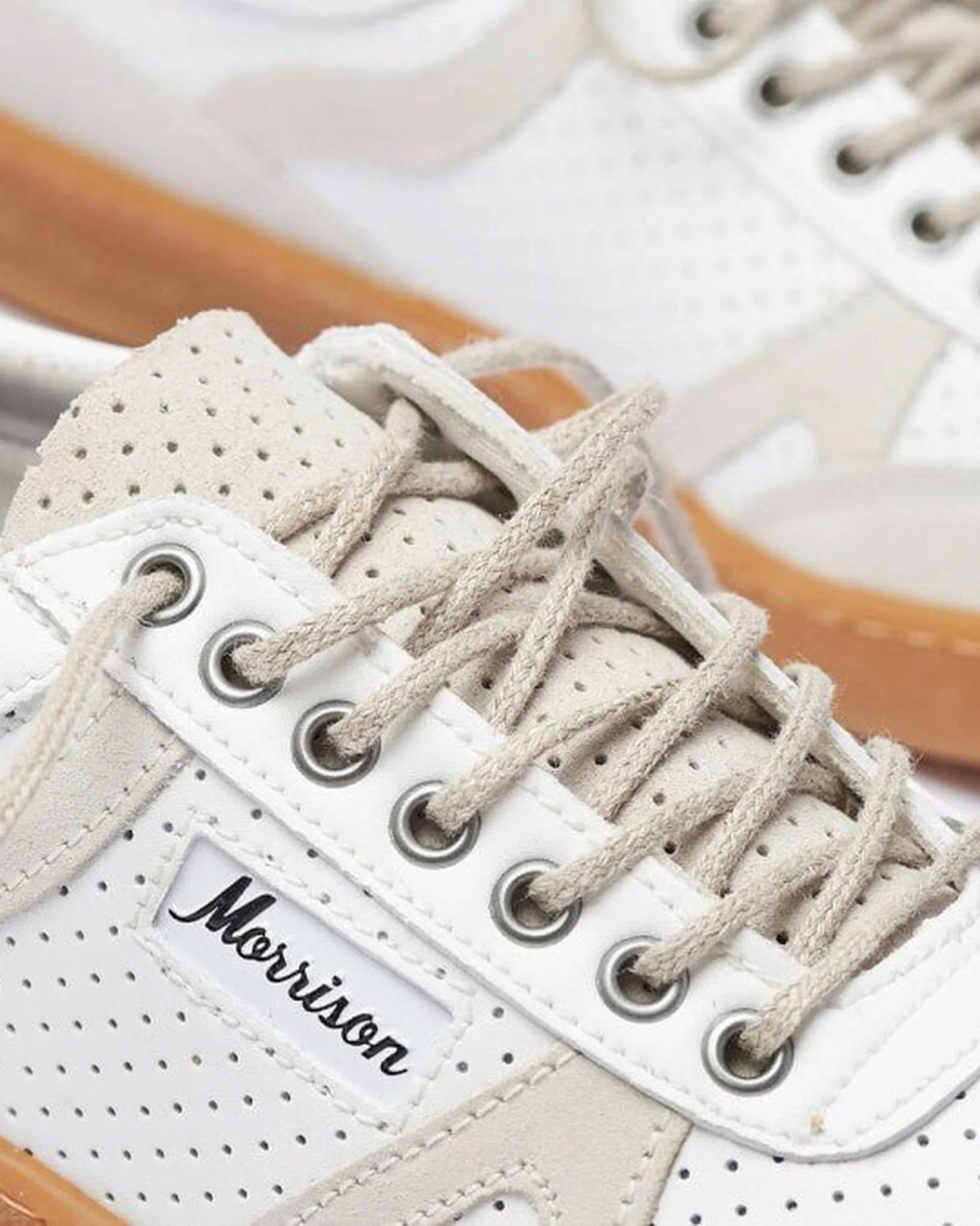 Cordones redondos beige - Image 3