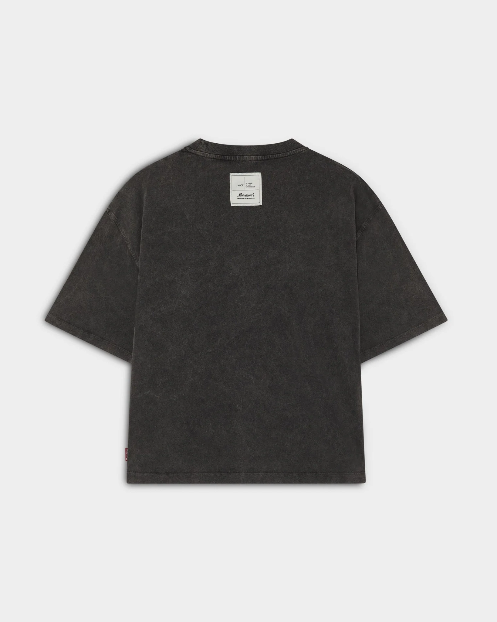 COLLEGE BLACK BOXY TEE - Image 3