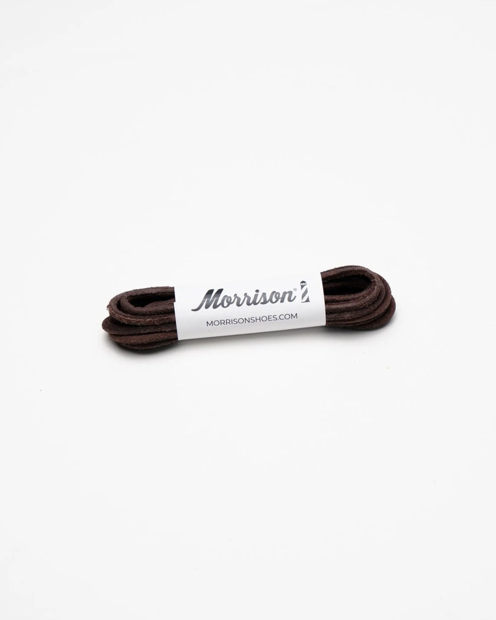 Cordones redondos de piel café