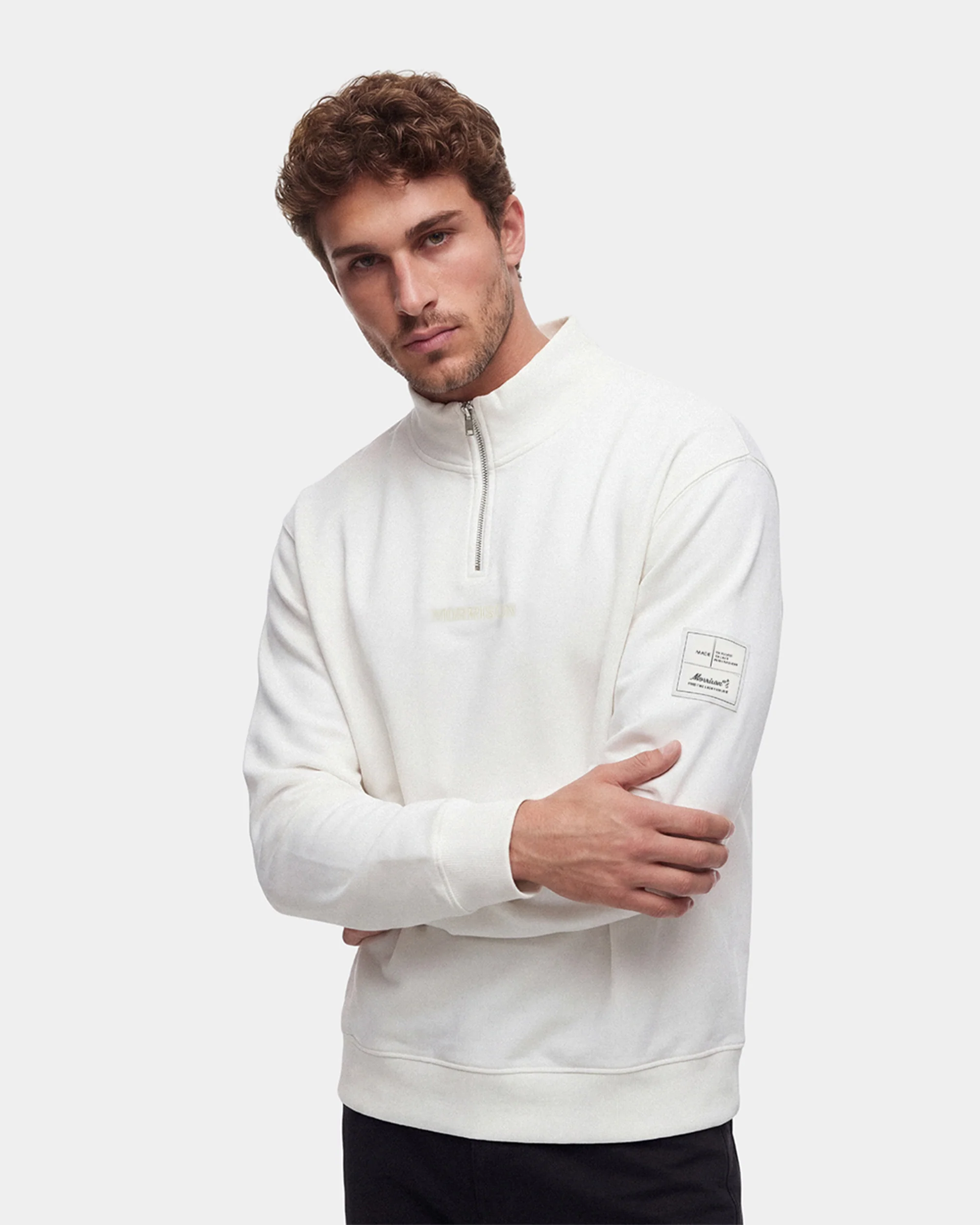 ECRU REGULAR HALF ZIP - Image 2