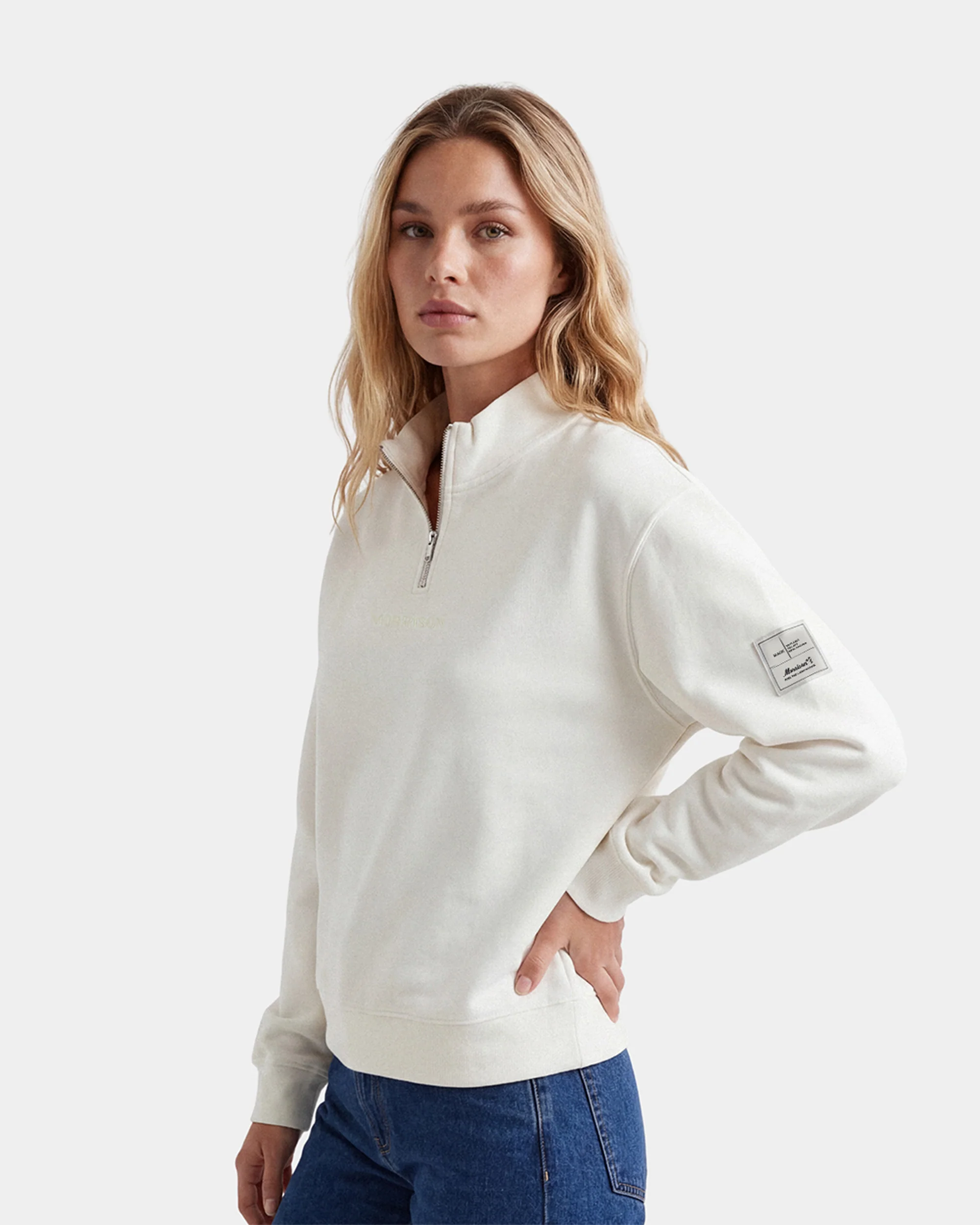 ECRU REGULAR HALF ZIP - Image 4