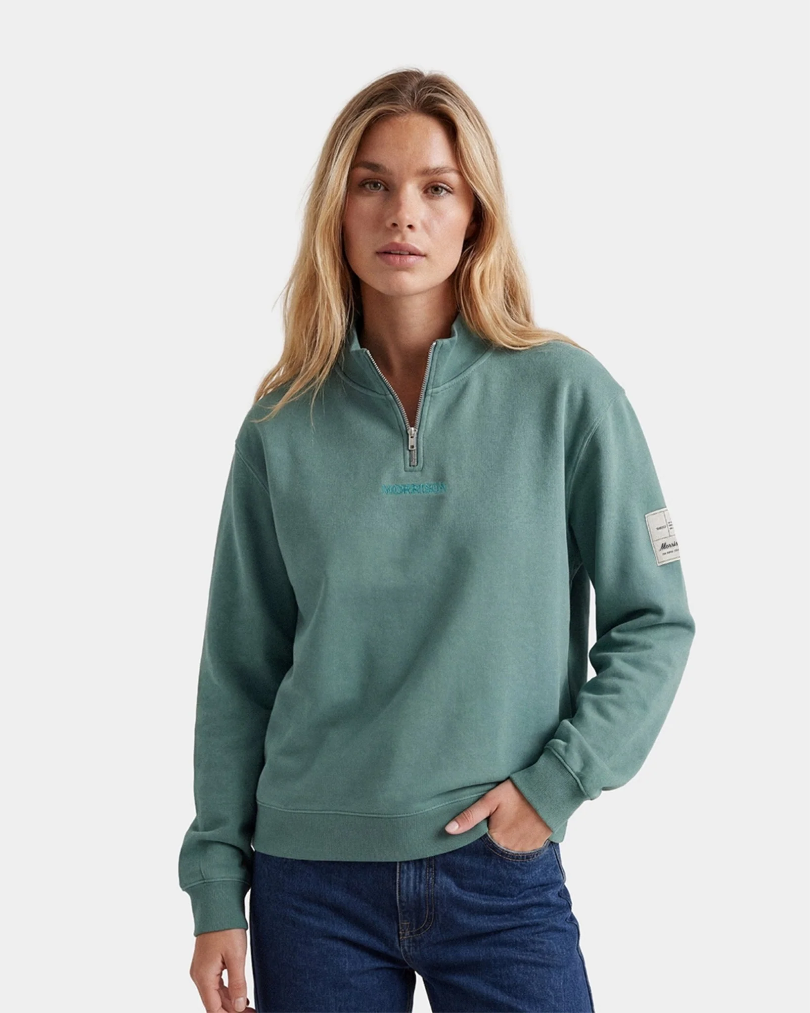 GREEN REGULAR HALF ZIP - Image 7