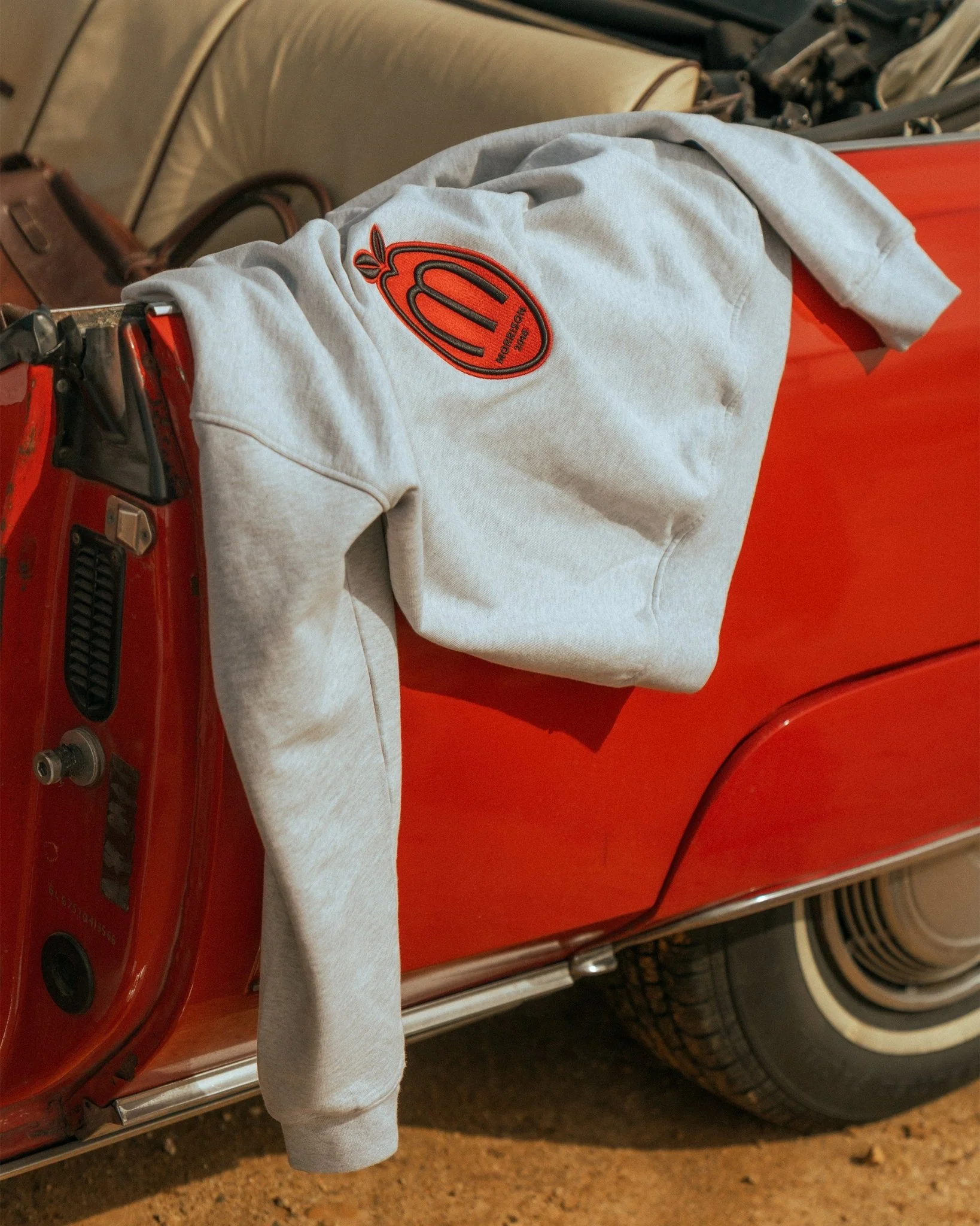 PEACH GREY HOODIE - Image 6