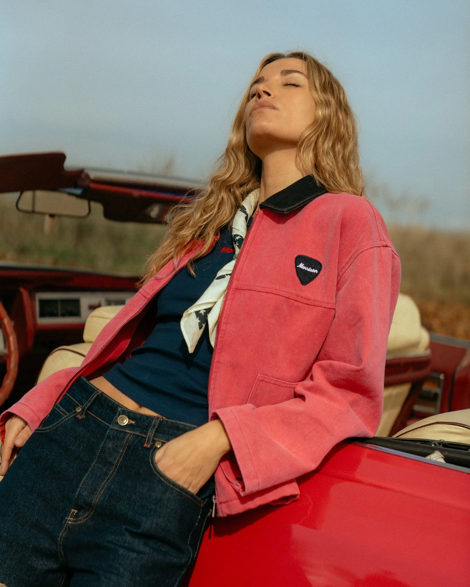 RED WORKER JACKET - Image 8