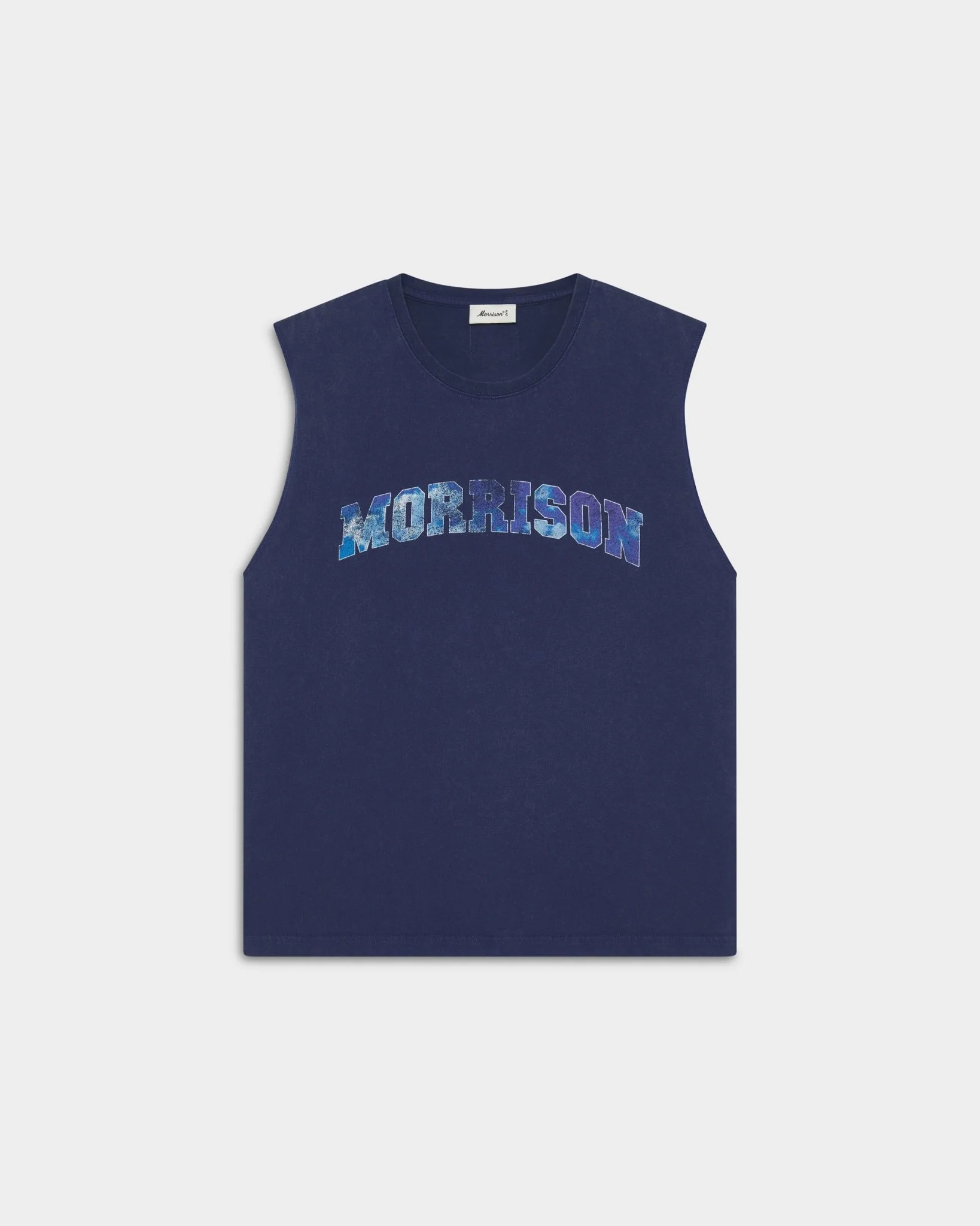 SKY NAVY BOXY TANK TOP