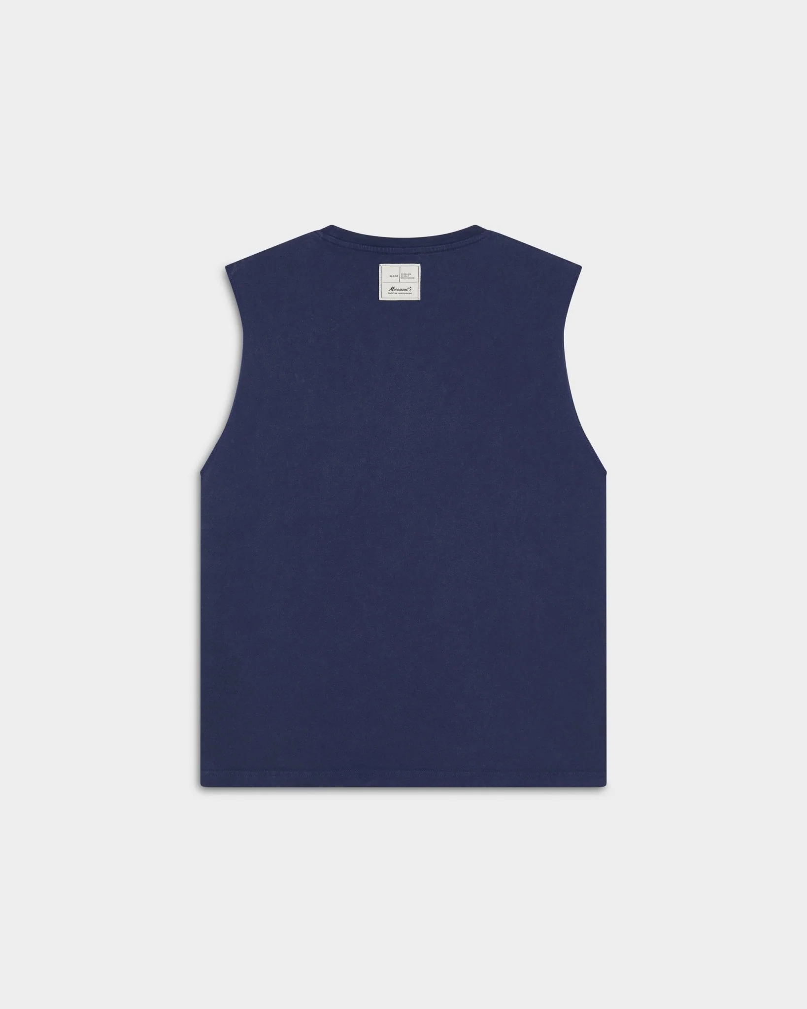 SKY NAVY BOXY TANK TOP - Image 3