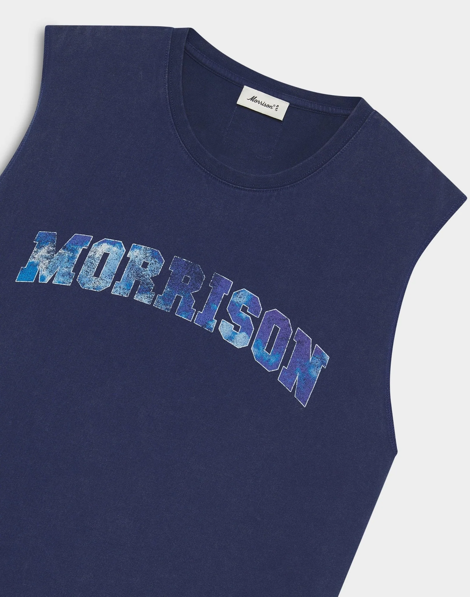 SKY NAVY BOXY TANK TOP - Image 4