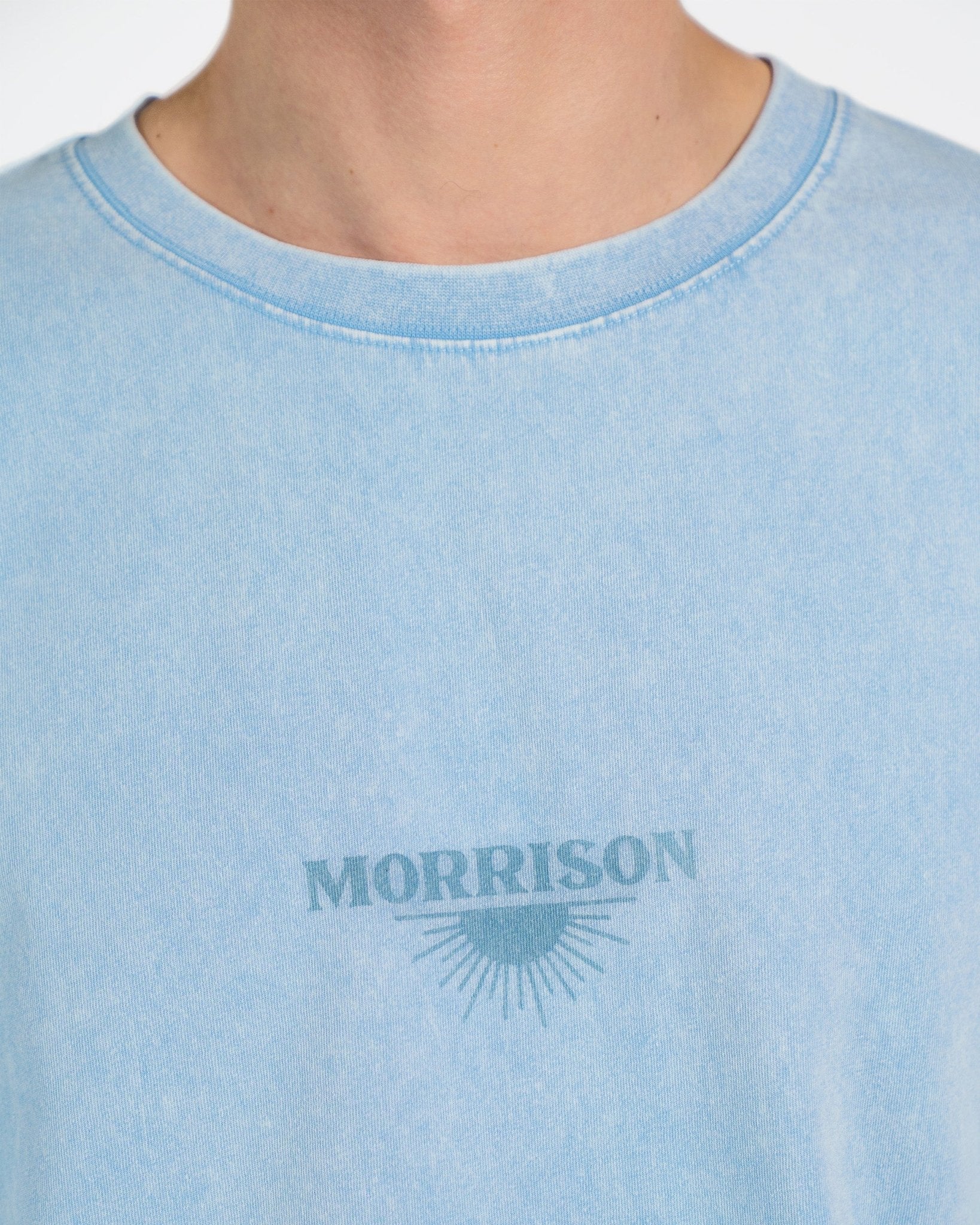 SUNSET BLUE BOXY TEE - Image 5